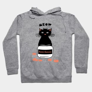 Anti stress cat Hoodie